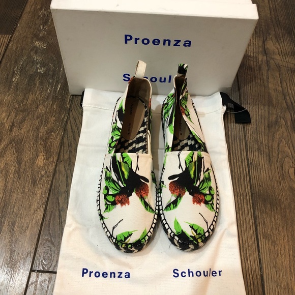 Proenza Schouler Fabric Fleur Espadrilles New EU40 - Picture 4 of 5